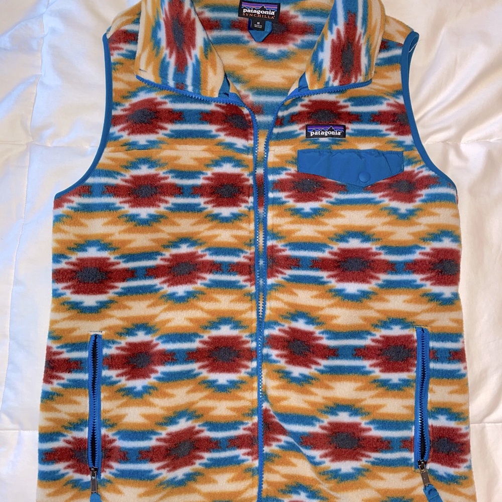 Patagonia Patterned Fleece Vest